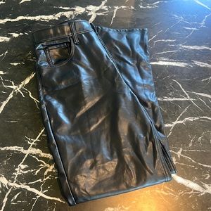 Aberocrombie and Fitch Leather Pants